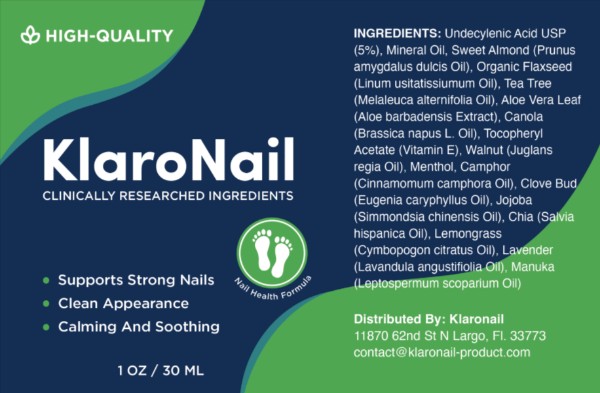 KlaroNail supplement fact