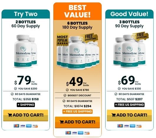 Memodyne pricing details