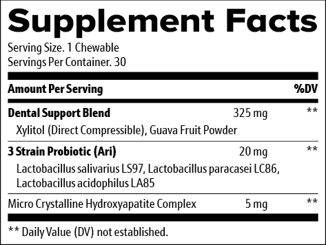 oradentix-supplement facts